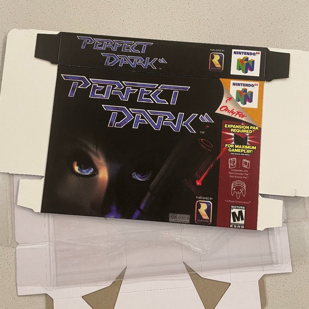 Perfect Dark (NINTENDO 64 N64) Box Only